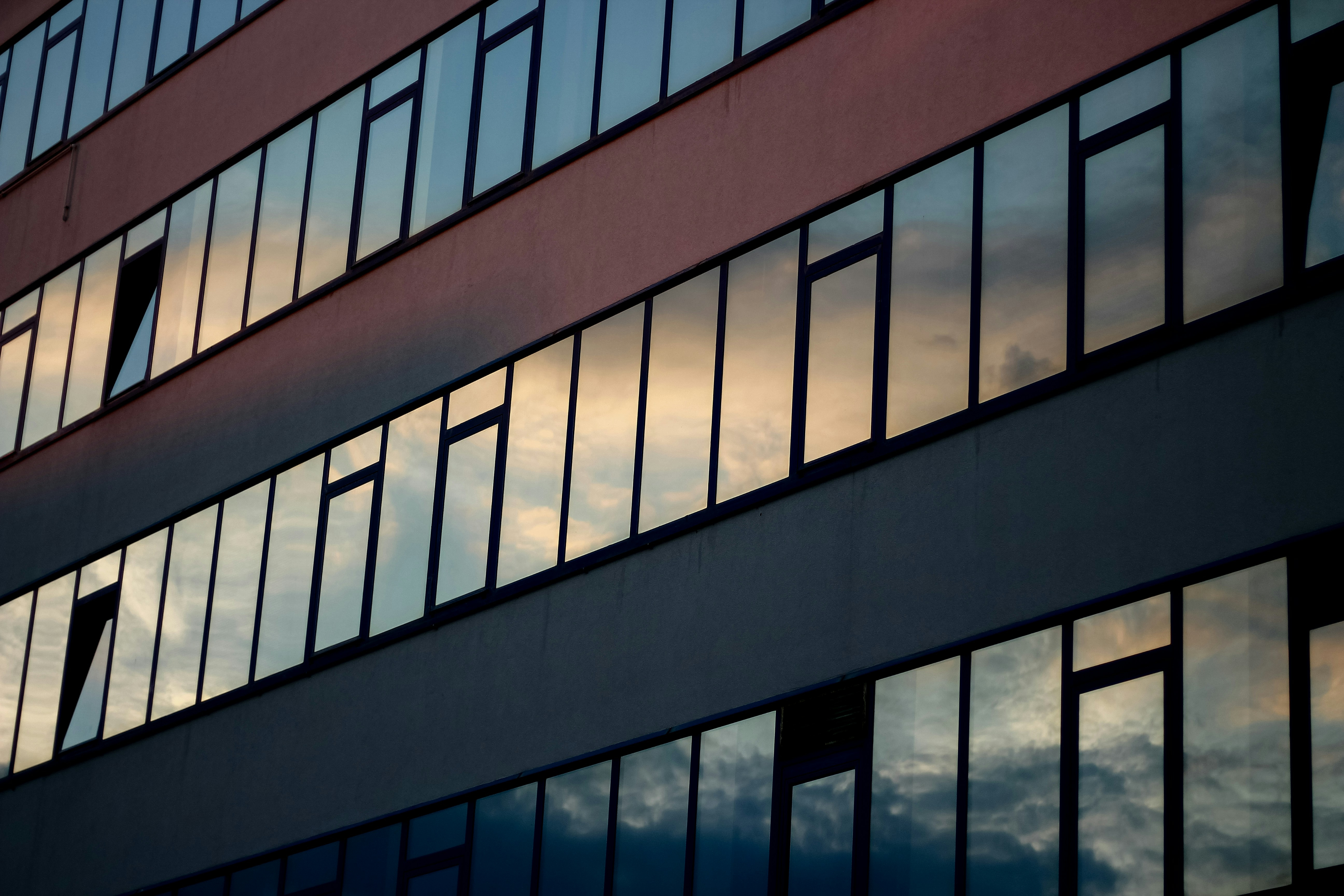 windows on a building